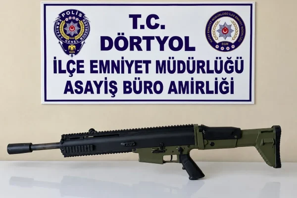 Silahla tehdit suçundan aranan şahıs Dörtyol’da yakalandı