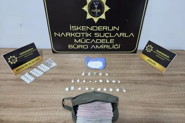 İskenderun’da uyuşturucu operasyonu: 1 şüpheli tutuklandı