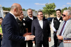Aksaray’da Saatte 200 Ton Asfalt Üreten Tesis İncelendi