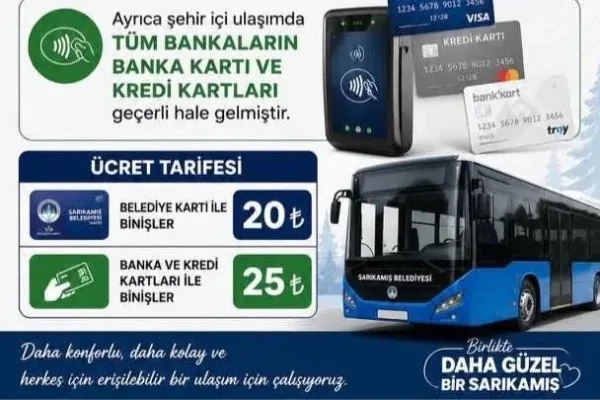 Sarıkamış’ta toplu taşımada yeni dönem