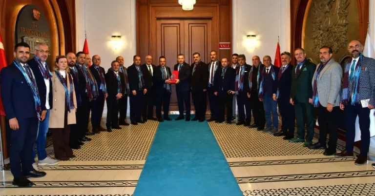 TİMBİR heyetinden Trabzon Valisi Tahir Şahin’e ziyaret