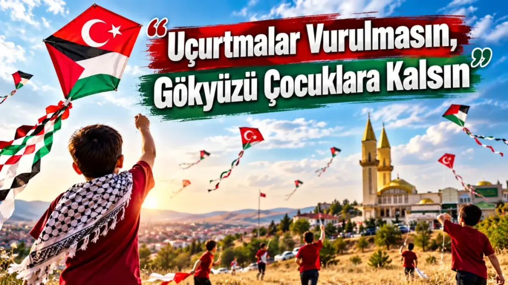 Kırıkkale’den Filistinli çocuklara uçurtmalarla umut mesajı
