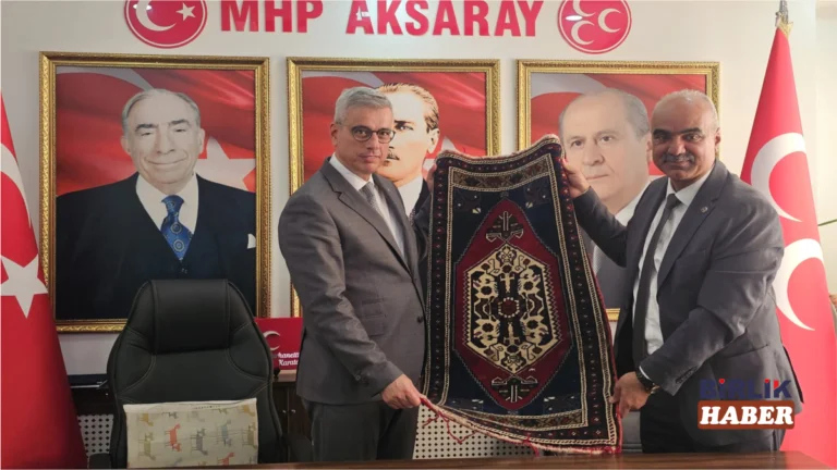 Sağlık Bakanı Memişoğlu MHP Aksaray’ı Ziyaret Etti