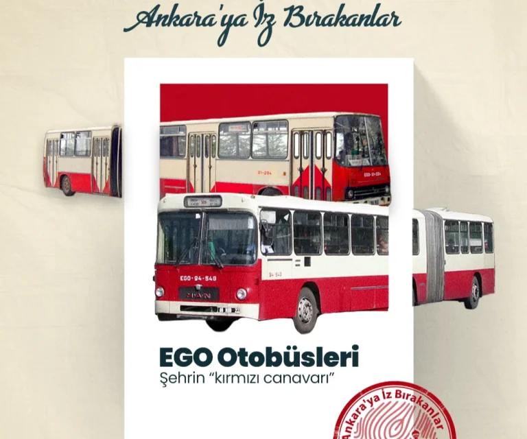 AKK Ankara’ya iz bırakanlar serisinin yeni paylaşımı nostaljik EGO otobüsleri oldu
