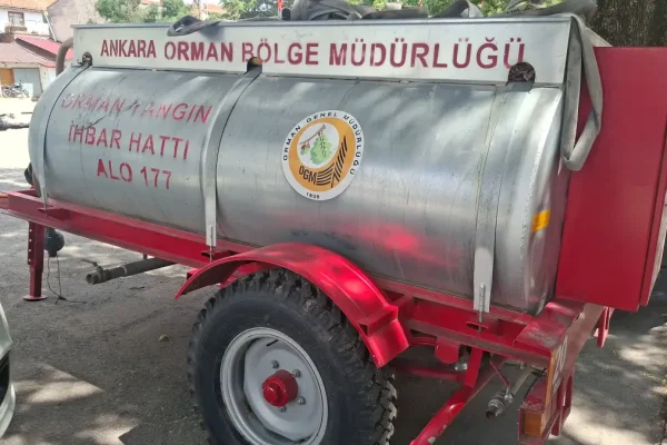 Beypazarı, Ayaş ve Güdül’de 9 mahalleye yangın tankeri desteği