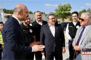Aksaray’da Saatte 200 Ton Asfalt Üreten Tesis İncelendi