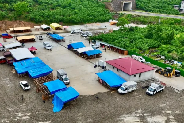 Giresun canlı hayvan pazarı hizmete başladı