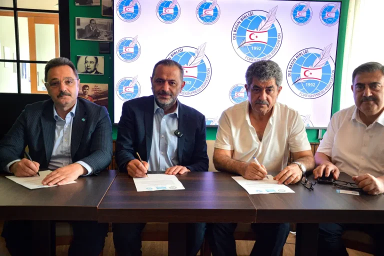 KKTC Dış Basın Birliği, TİMBİR ve TDGF arasında İş Birliği protokolü imzalandı