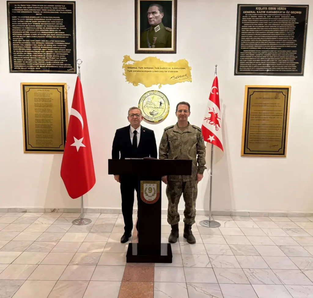 Vali Ziya Polat’tan Tuğgeneral Kadir Çelik’e hayırlı olsun ziyareti