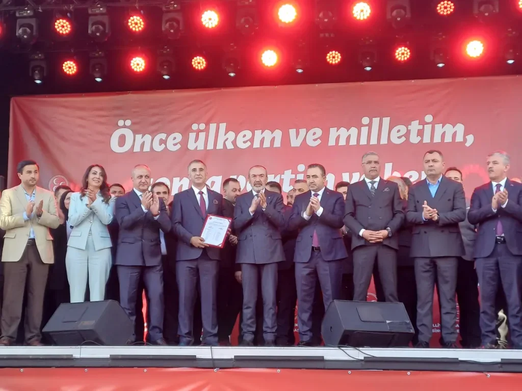 MHP Sincan İlçe Başkanlığı’nda devir teslim töreni  yapıldı