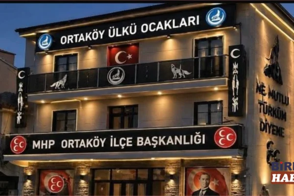 Ortaköy’de MHP ve Ülkü Ocakları Yeni Hizmet Binası Açıldı