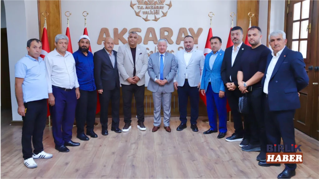 Aksaray Dernekler Federasyonu’ndan Vali Murat Duru’ya Ziyaret