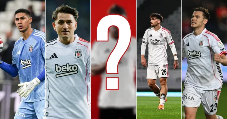 Beşiktaş’ta 4 futbolcu için ayrılık kararı: 1 isim belirsiz