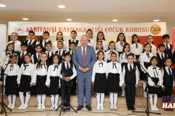 Sarıyahşi’de Çocuk Korosundan Türk Halk Müziği Konseri