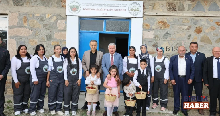 Boğazköy Çileği Üretim İşletmesi Sarıyahşi’de Açıldı