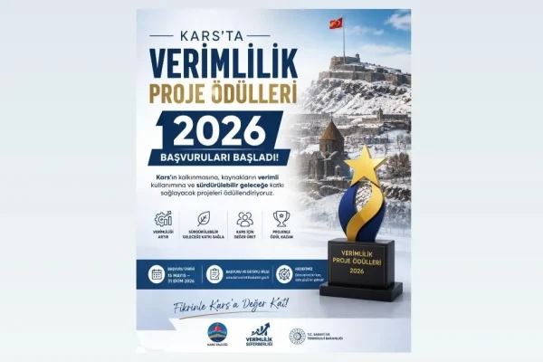 Kars’ta Verimlilik Proje Ödülleri 2026 başvuruları başladı
