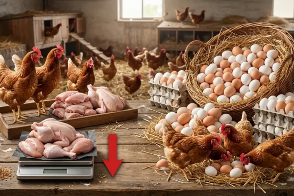 Mayısta tavuk eti üretimi geriledi, yumurta üretimi arttı