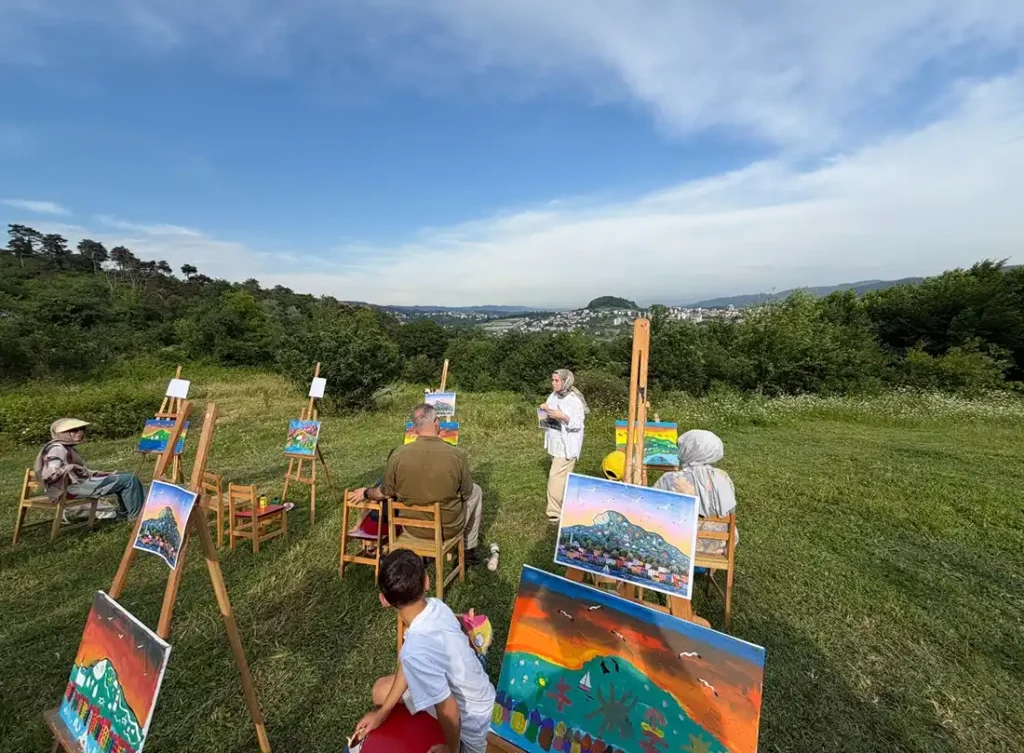 Uyuyan Güzel’in eşsiz manzarasında sanat buluşması