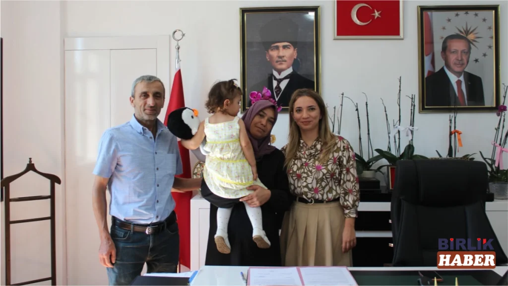 Aksaray’da bir kız çocuğuna sıcak aile yuvası