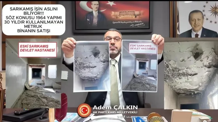 Milletvekili Adem Çalkın’dan Sarıkamış hastane binası tartışmalarına yanıt