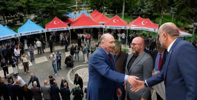 Çorum’da bayramlaşma programı düzenlendi