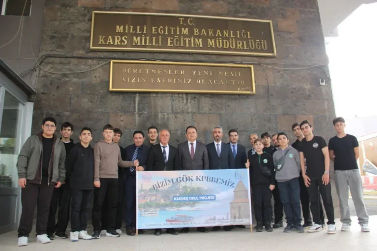 Kars’ta “Bizim Gökkubbemiz” Kardeş Okul Projesi buluşması