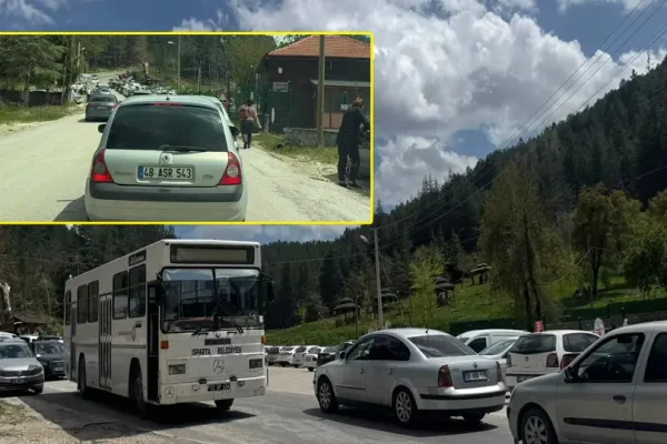 Isparta Gölcük tabiat parkına piknikçi akını