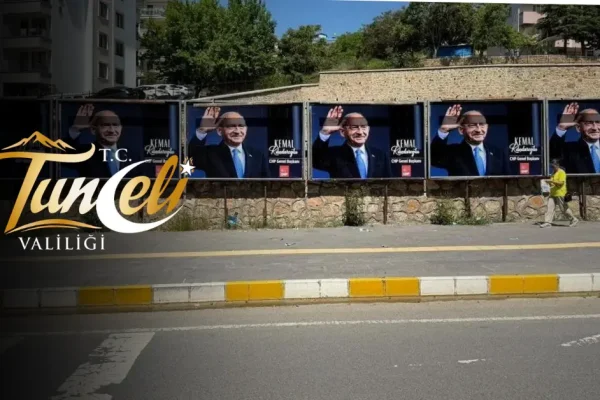 Kılıçdaroğlu afişleriyle ilgili tartışmaya Tunceli Valiliği’nden açıklama