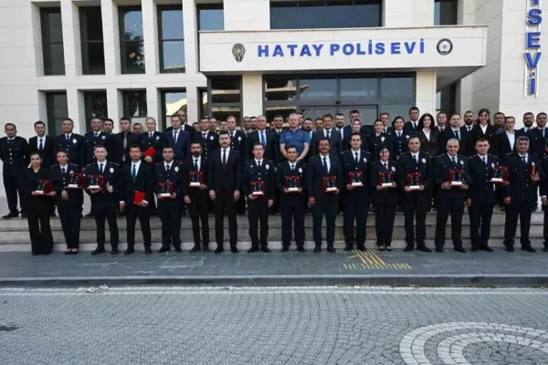 Hatay Polis teşkilatında terfi heyecanı