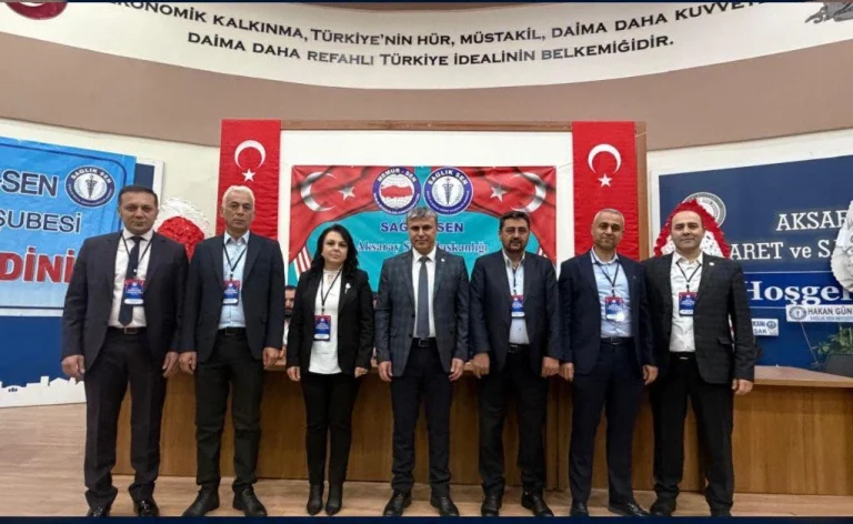 Rıfat Kaya Yeniden Sağlık-Sen Aksaray Başkanı Seçildi