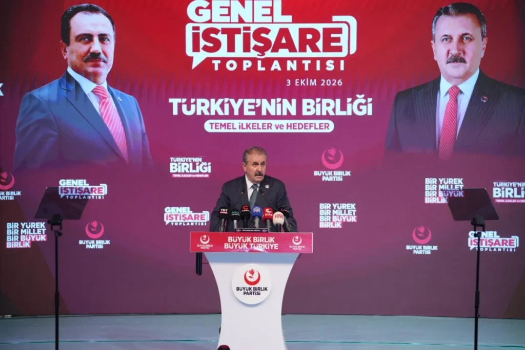 BBP toplantısında “diriliş” marşı salonda yankılandı