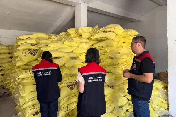 Kars’ta gübre denetimleri gerçekleştirildi