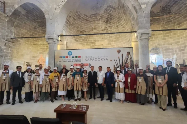 Türk Dünyası Ressamları Kapadokya’da buluştu