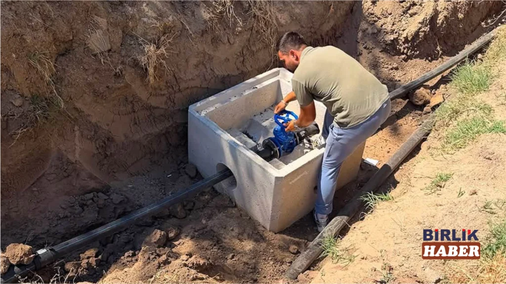 Ağaçören Abalı Köyü’nde 8 Kilometrelik İçme Suyu Hattı Yenilendi
