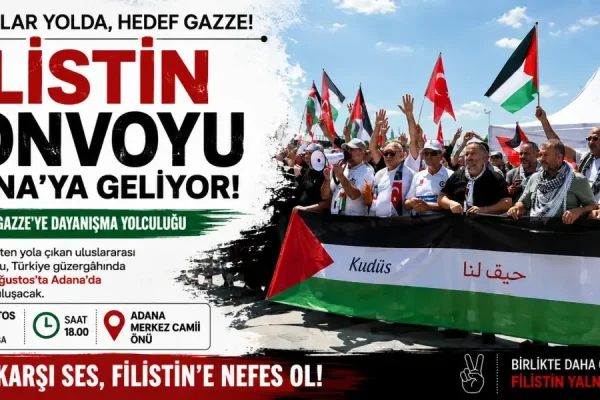 Srebrenitsa’dan Filistin’e uzanan vicdan yolculuğu Adana’ya geliyor