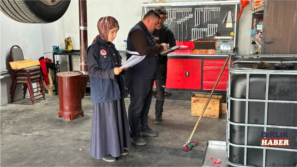 Aksaray’da 276 İşletmeye Atık Motor Yağı Denetimi!