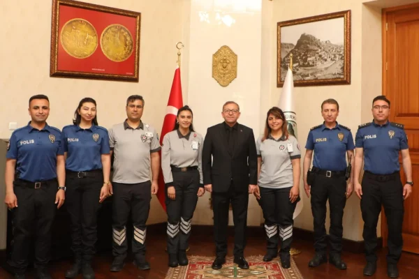 Vali Ziya Polat, Özel Güvenlik Haftası dolayısıyla heyeti kabul rtti