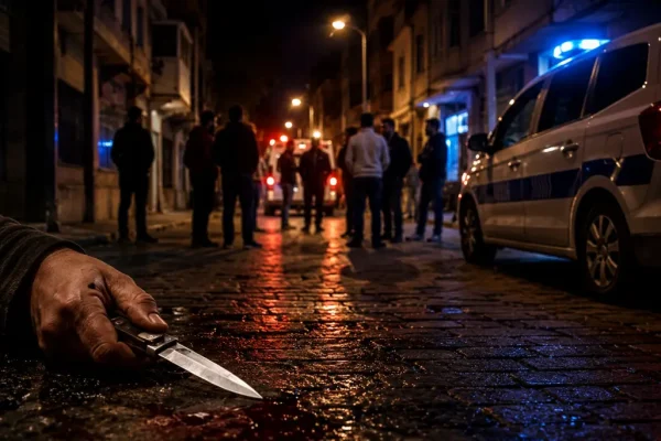 Çorum’da bıçaklı kavga:1 kişi yaralandı