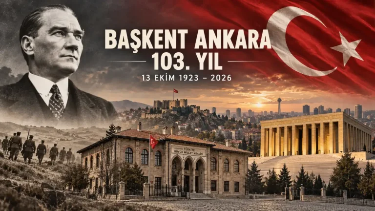 103 yıllık başkent: Ankara’nın başkent oluşunun 103. yılı