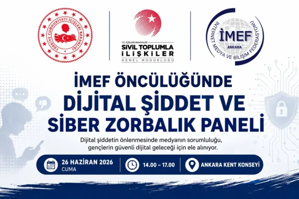 İMEF öncülüğünde dijital şiddet ve siber zorbalık paneli