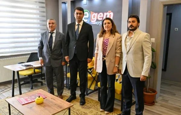 Uşak Valisi TİMBİR Uşak Bölge Başkanlığını ziyaret etti