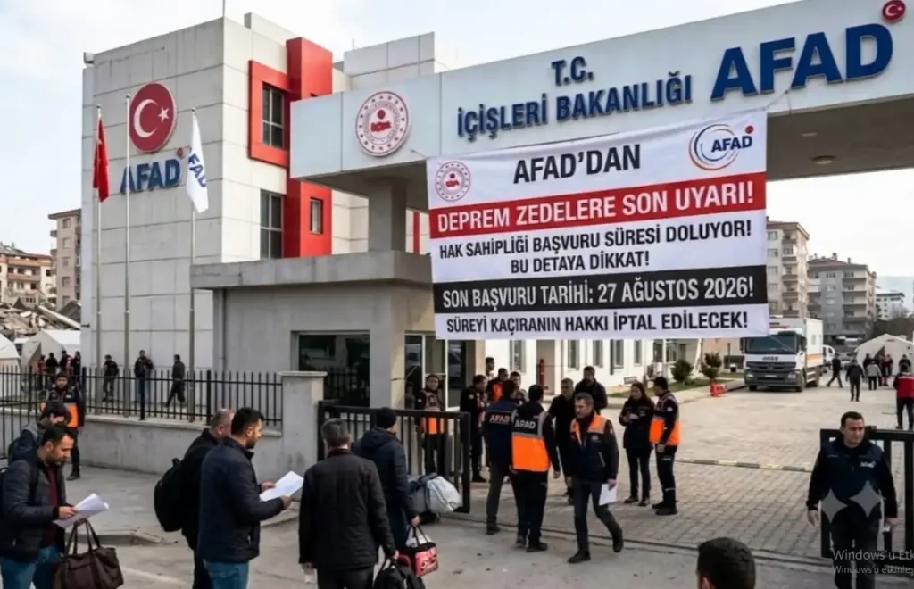 Hatay’lı depremzedelere son çağrı