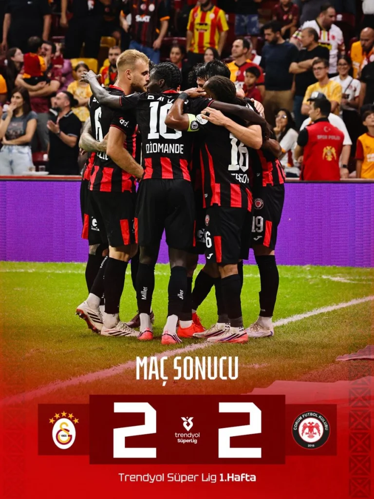 RAMS Park’ta  Galatasaray 2 Arca Çorum FK 2