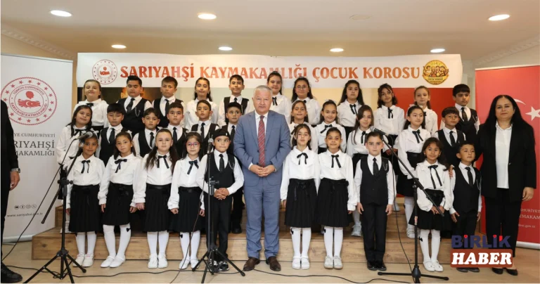 Sarıyahşi’de Çocuk Korosundan Türk Halk Müziği Konseri