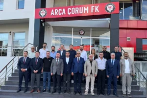 ARCA Çorum FK’ya il protokolünden moral ziyareti