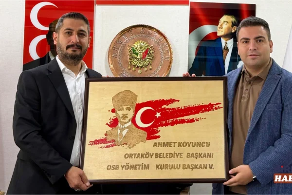 Ortaköy OSB Müdürü Tekgöz’den Başkan Koyuncu’ya Anlamlı Ziyaret