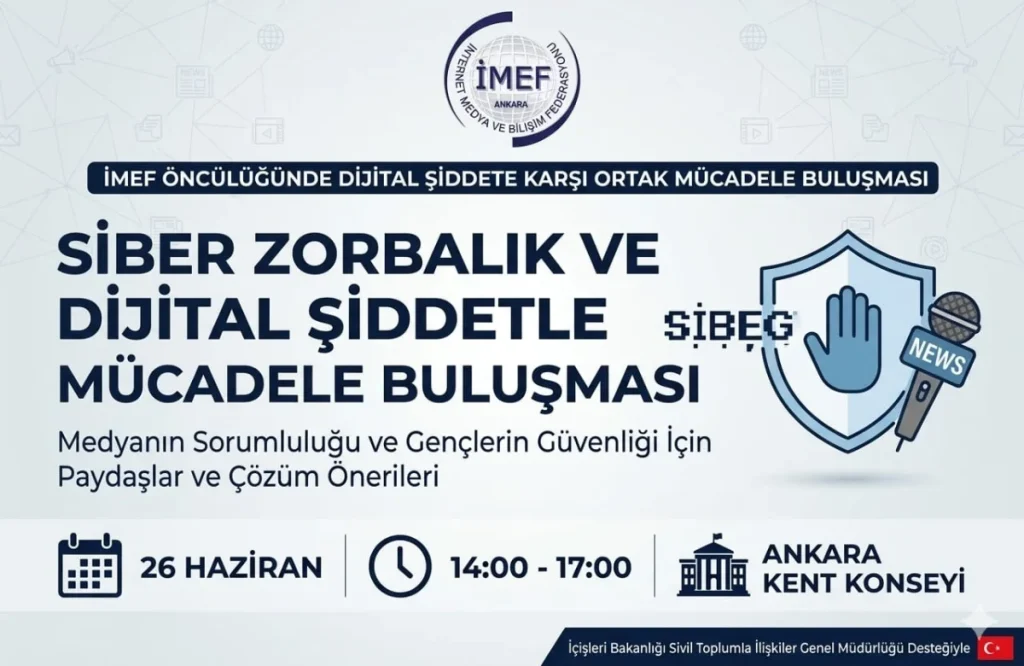 İMEF öncülüğünde dijital şiddete karşı ortak mücadele buluşması