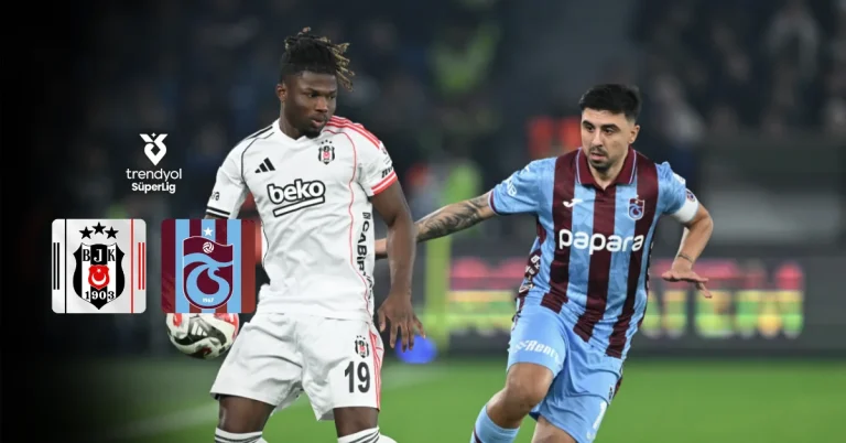 Dolmabahçe’de Beşiktaş ile Trabzonspor kozlarını paylaşacak