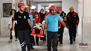 Aksaray’da AFAD, UMKE ve İtfaiyeden Hayat Kurtaran Tatbikat