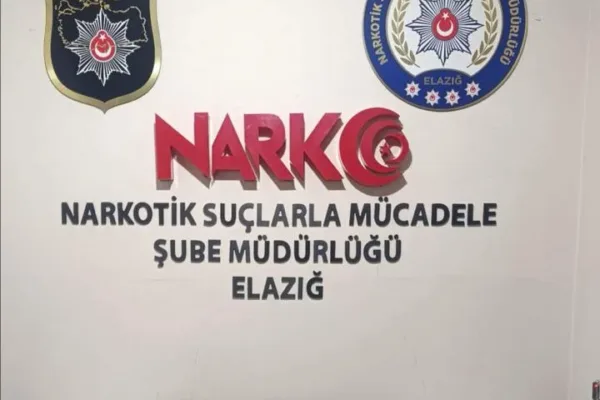 Elazığ’da uyuşturucu operasyonu: 5 bin 717 sentetik ecza ele geçirildi